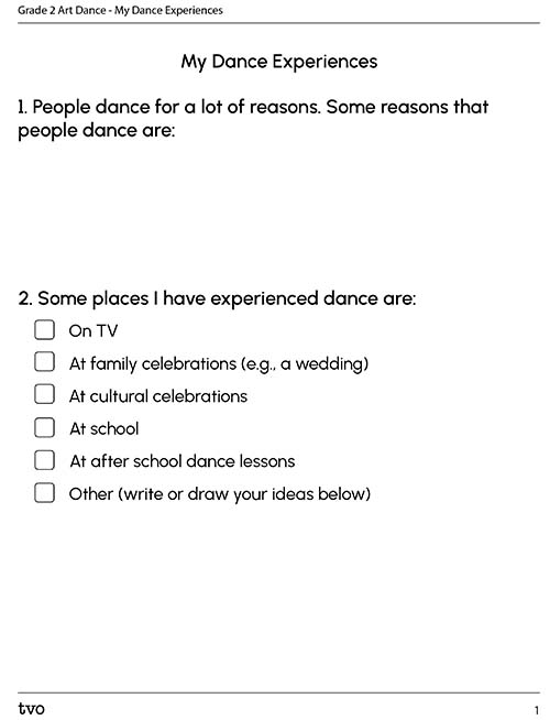 My Dance Experiences