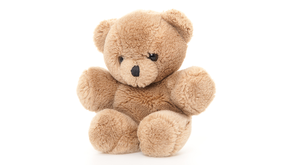 Stuffed toy bear.