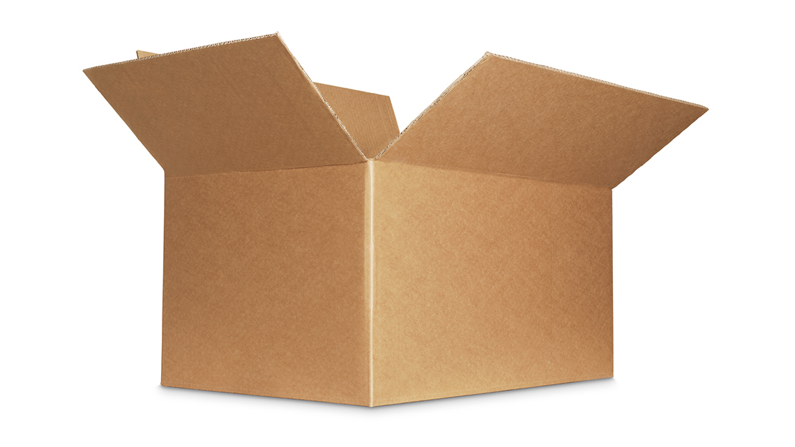Empty packing box.