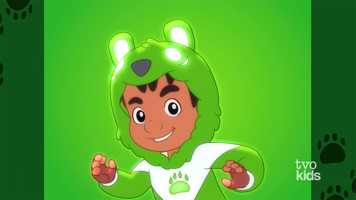 A screengrab of Buddy from the video Wolf Joe: Little Bear Chief.