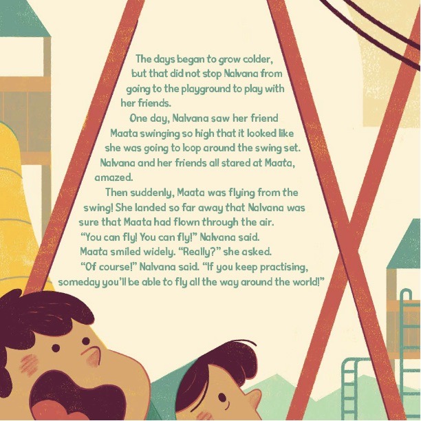 Children on a playground.