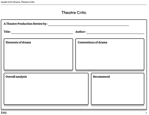 Theatre Critic