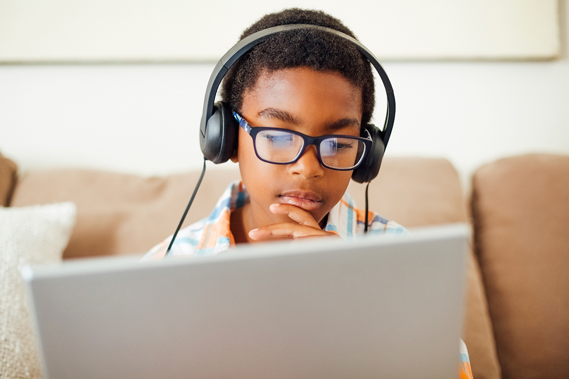 Listening to music