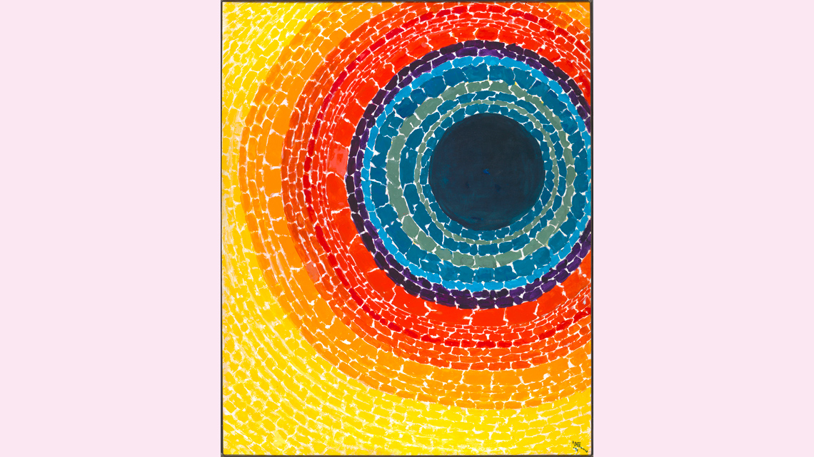 Image Three: The Eclipse by Alma Thomas, 1970.