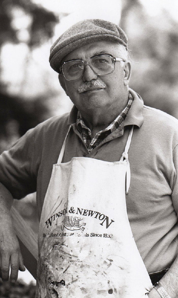Image of the artist, Ted Harrison.