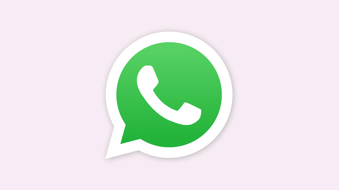 A green speech bubble with a simple outline of a white telephone in the centre.