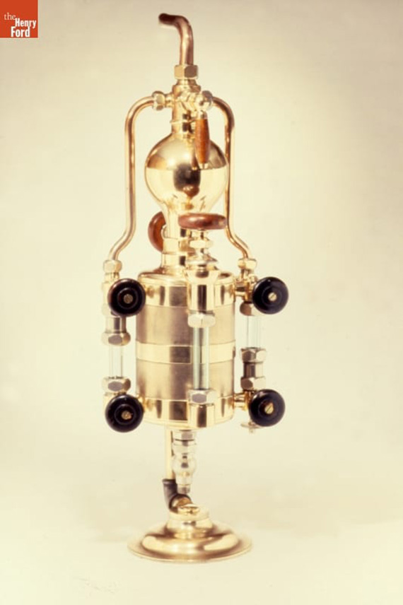 An oil-drip cup invented by Elijah McCoy.