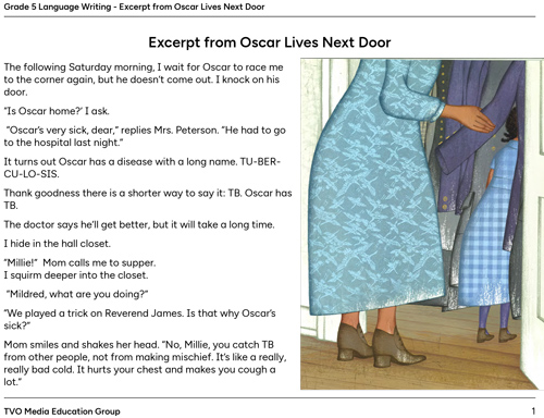 Excerpt from Oscar Lives Next Door - Part 1