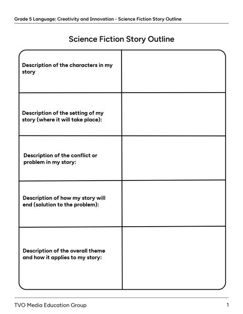 Science Fiction Story Outline