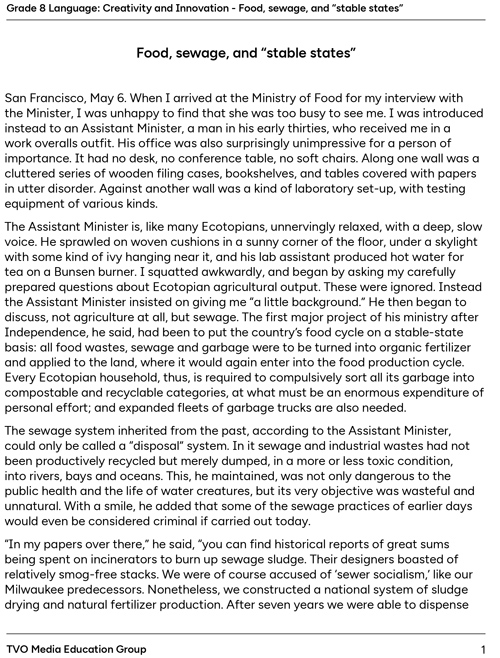 Food, sewage, and “stable states”