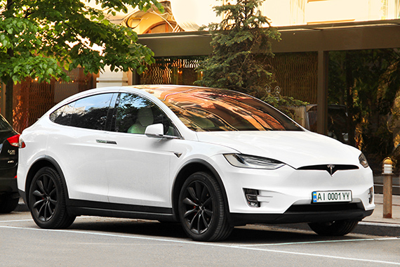 A Tesla in 2023.