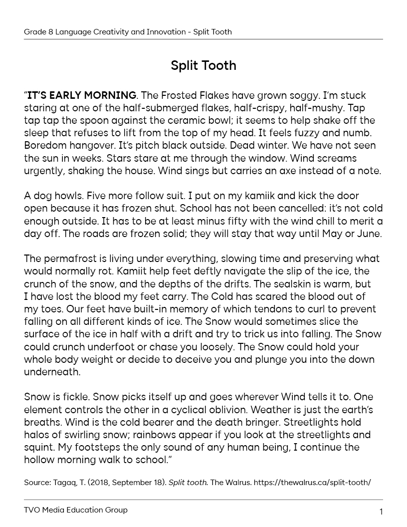Split Tooth