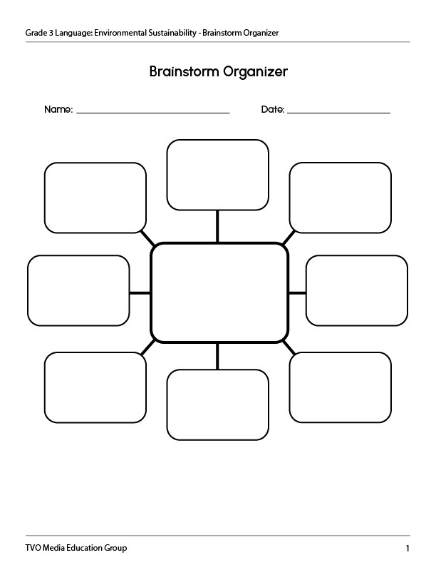 Brainstorm Organizer