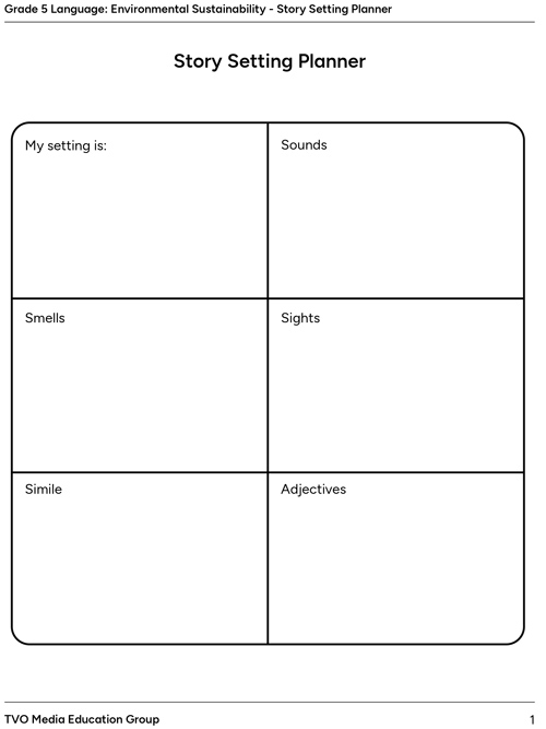 Story Setting Planner