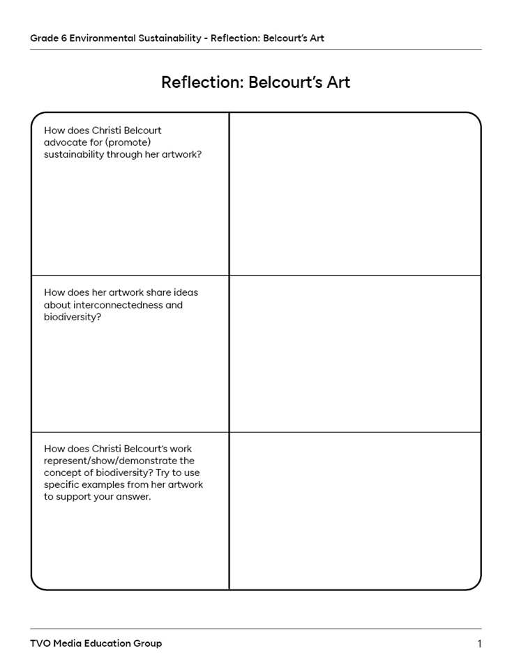 Reflections: Belcourt’s Art