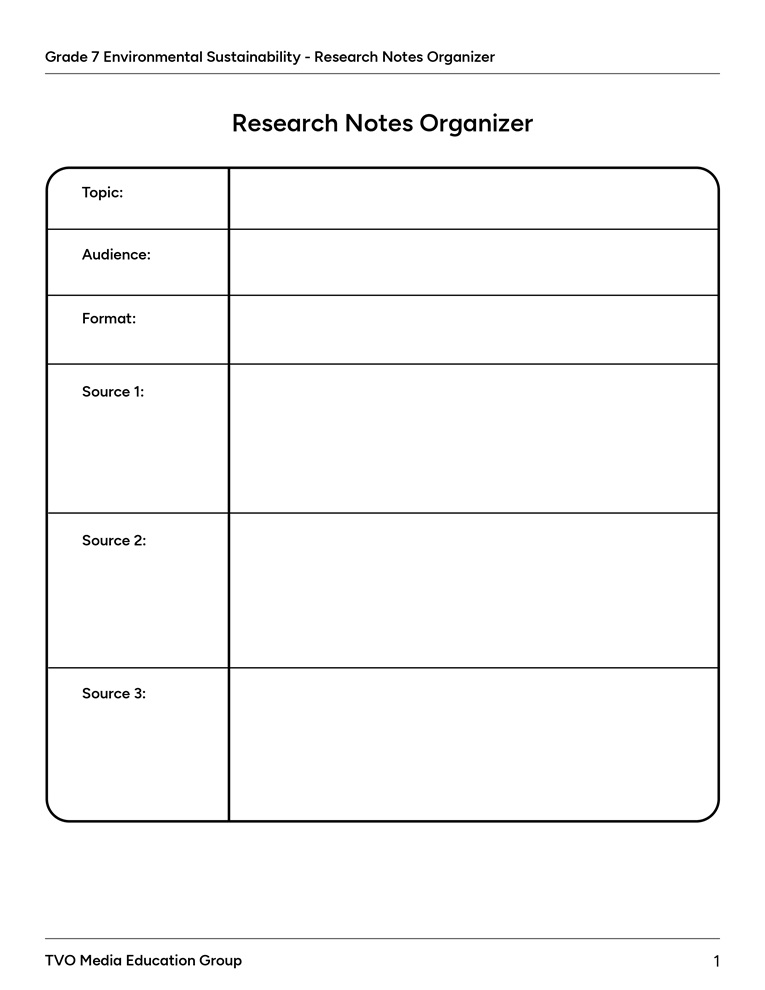 Research Notes Organizer