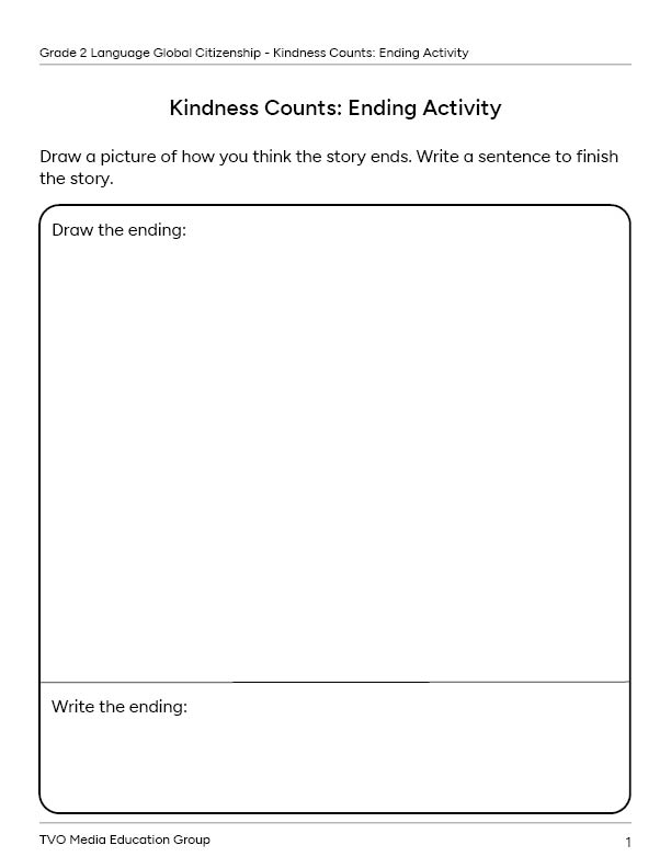 Kindness Counts: Ending Activity