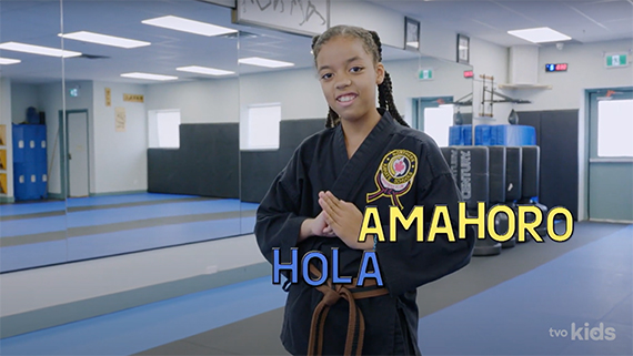 Nicole says, ‘Hola, amahoro.’