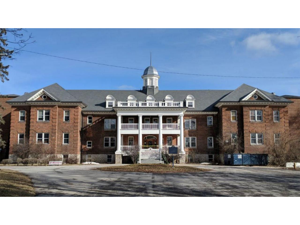 The Mohawk Institute, a former residential school in Brantford, Ontario