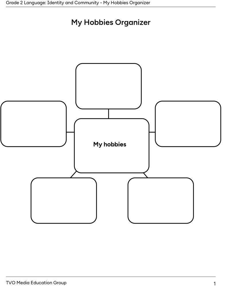My Hobbies Organizer