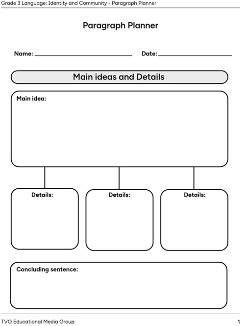 Paragraph Planner