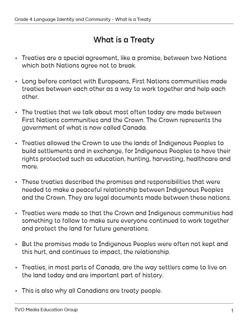 What is a Treaty