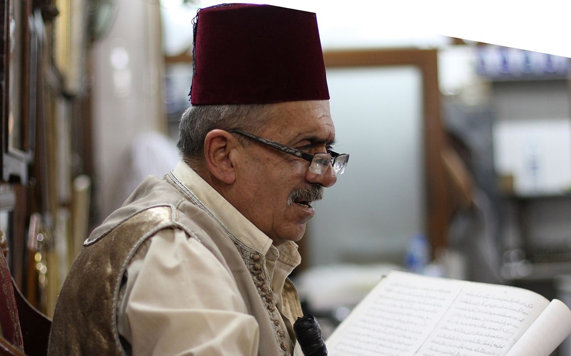 Abu Shady, the last professional hakawati, or traditional storyteller, in Syria.