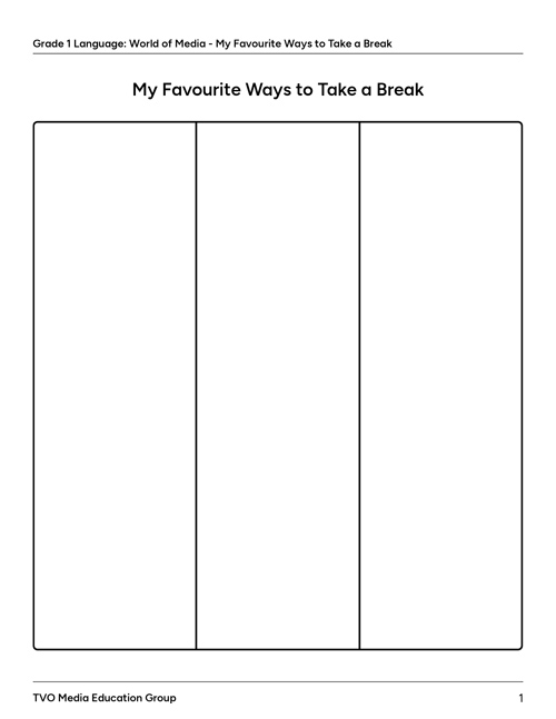 My Favourite Ways to Take a Break