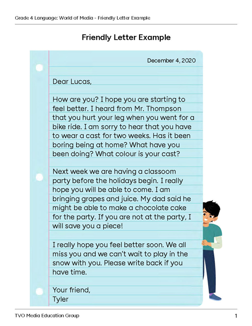 Labelling a Letter
