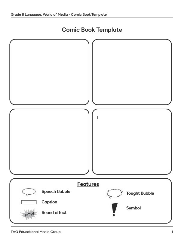 Comic Book Template