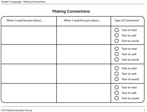 Making Connections