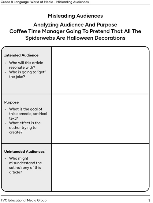 Misleading Audiences
