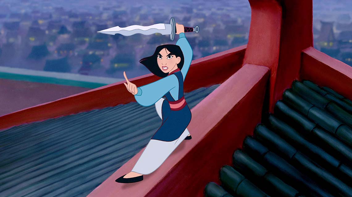 Fa Mulan from the animated film Mulan.