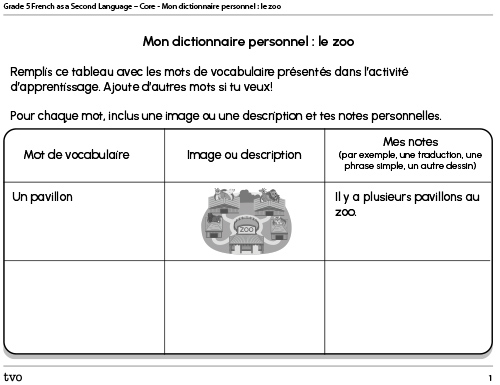 Mon dictionnaire personnel