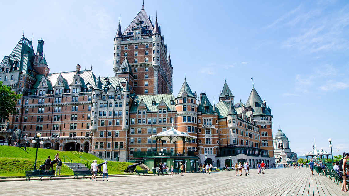 The Château Frontenac in Quebec City