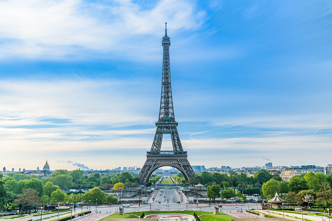 The Eiffel Tower.
