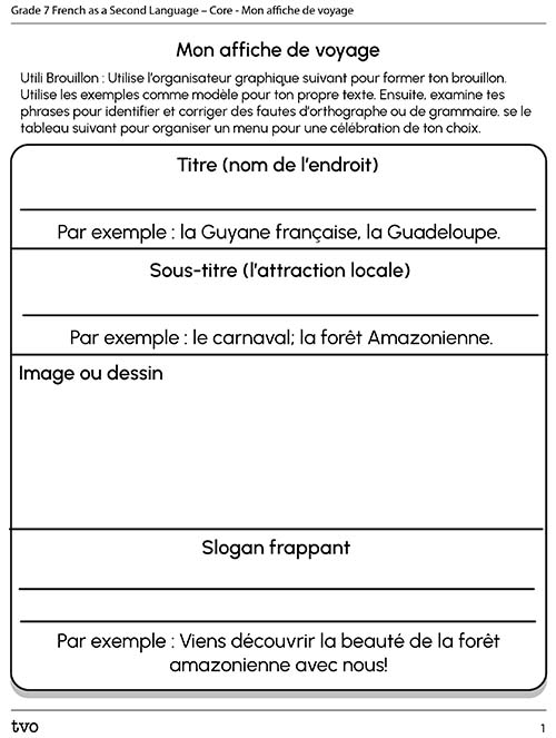 Mon affiche de voyage