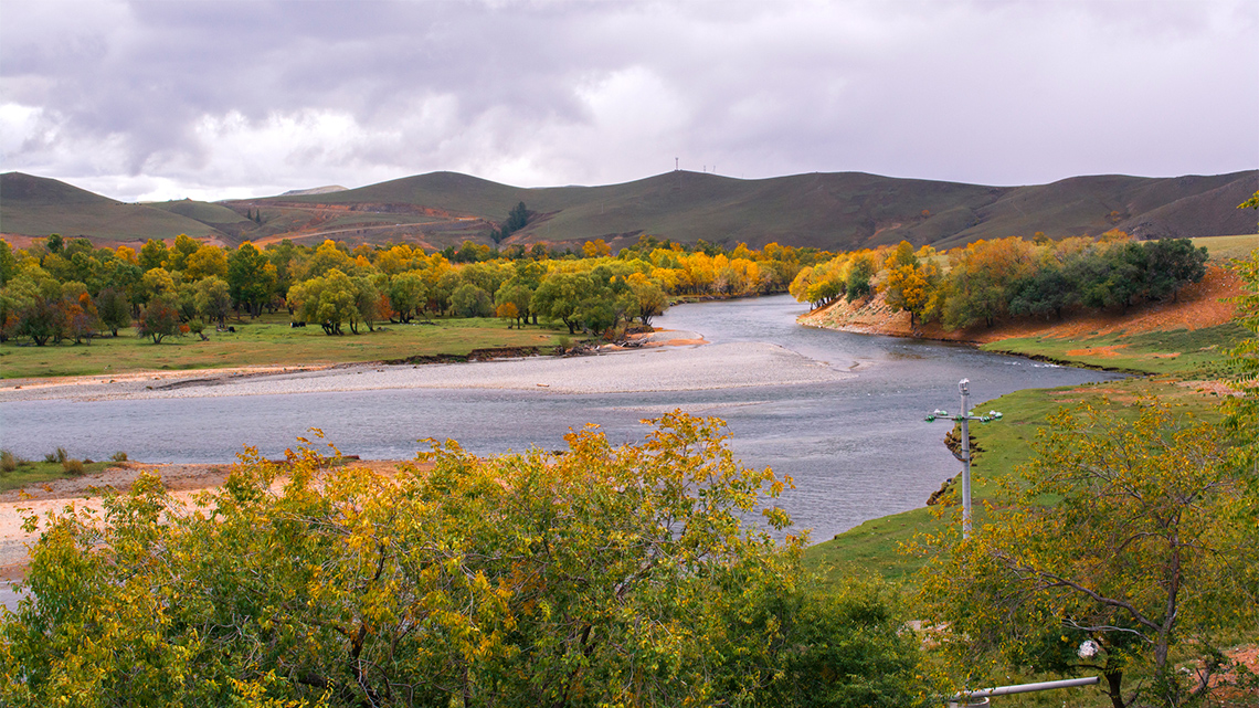 Streams and creeks flow on the surface of the Earth into larger bodies like oceans or lakes.