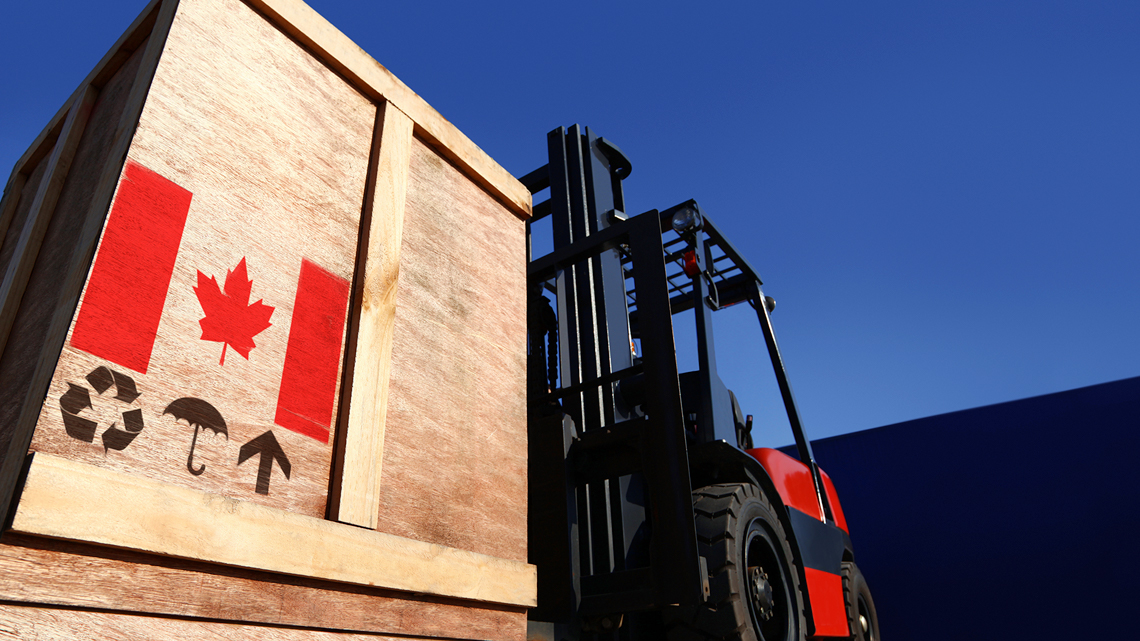Canada is a mixed economy. The government decides on allocating wealth, but private businesses control trade and business.