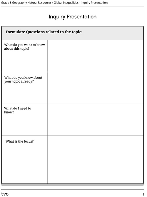 Inquiry Presentation