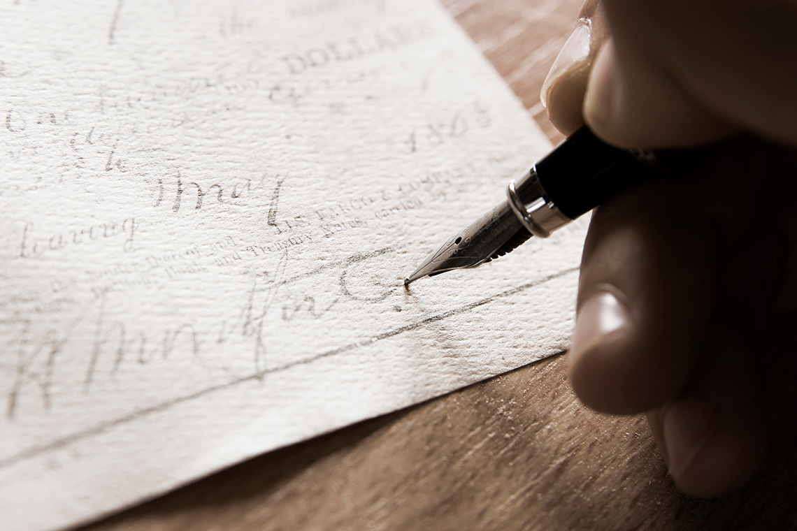 Signing a Document