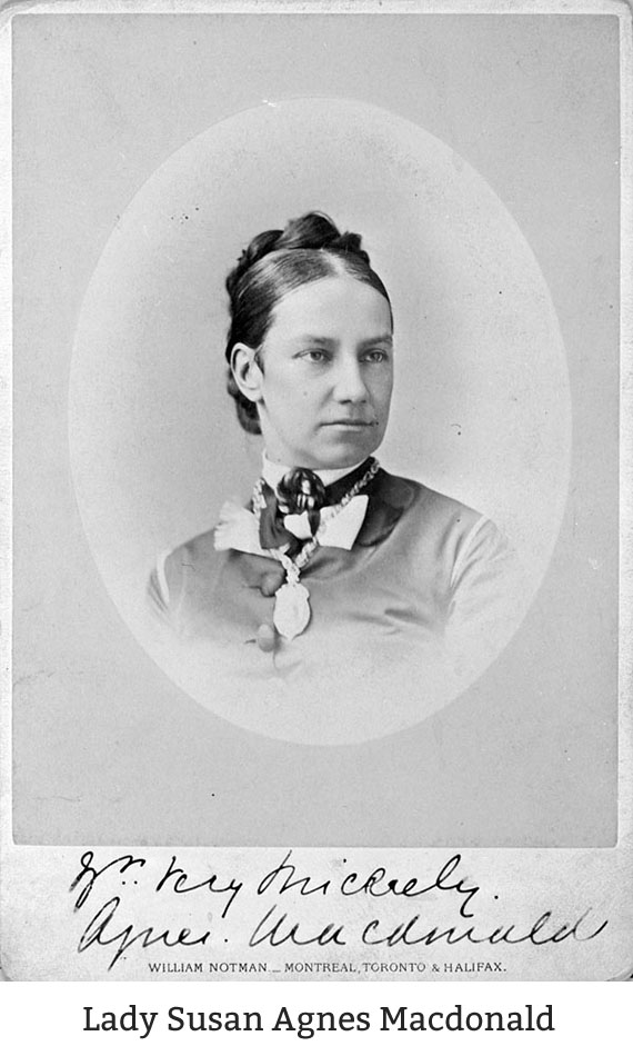 Photo of Lady Susan Agnes Macdonald.