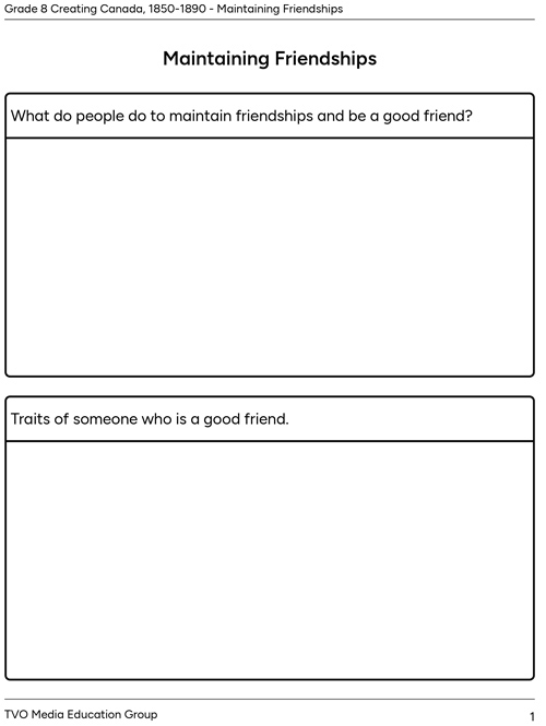 Maintaining Friendships