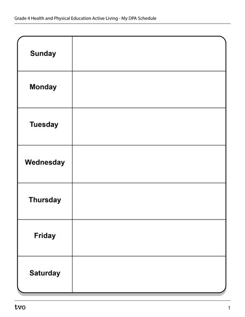 My DPA Schedule