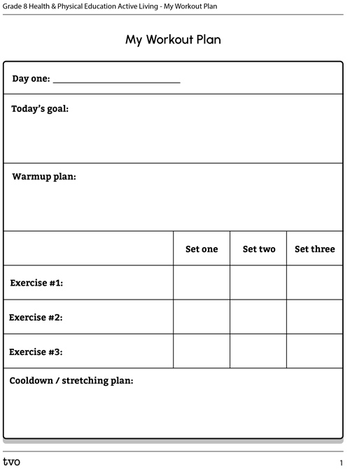 My Workout Plan