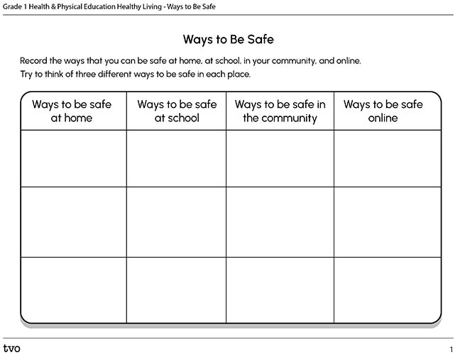 Ways to Be Safe
