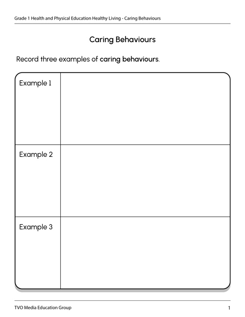 Caring and Uncaring Behaviours