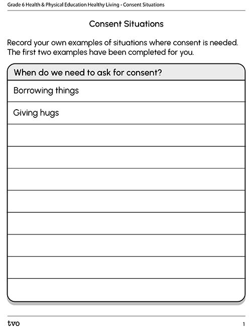 Consent Situations