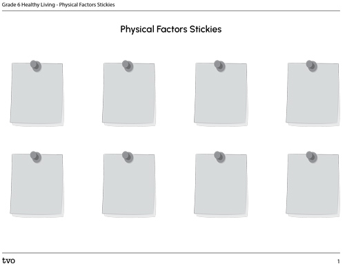 Physical Factors Stickies