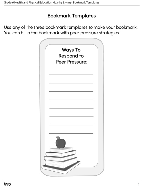 Bookmark Templates
